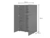 Conjunto para sala de estar Elbleve 104 (Branco)