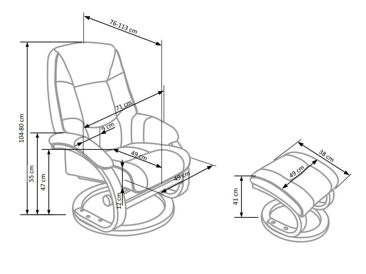 Poltrona Houston 573 (Preto)