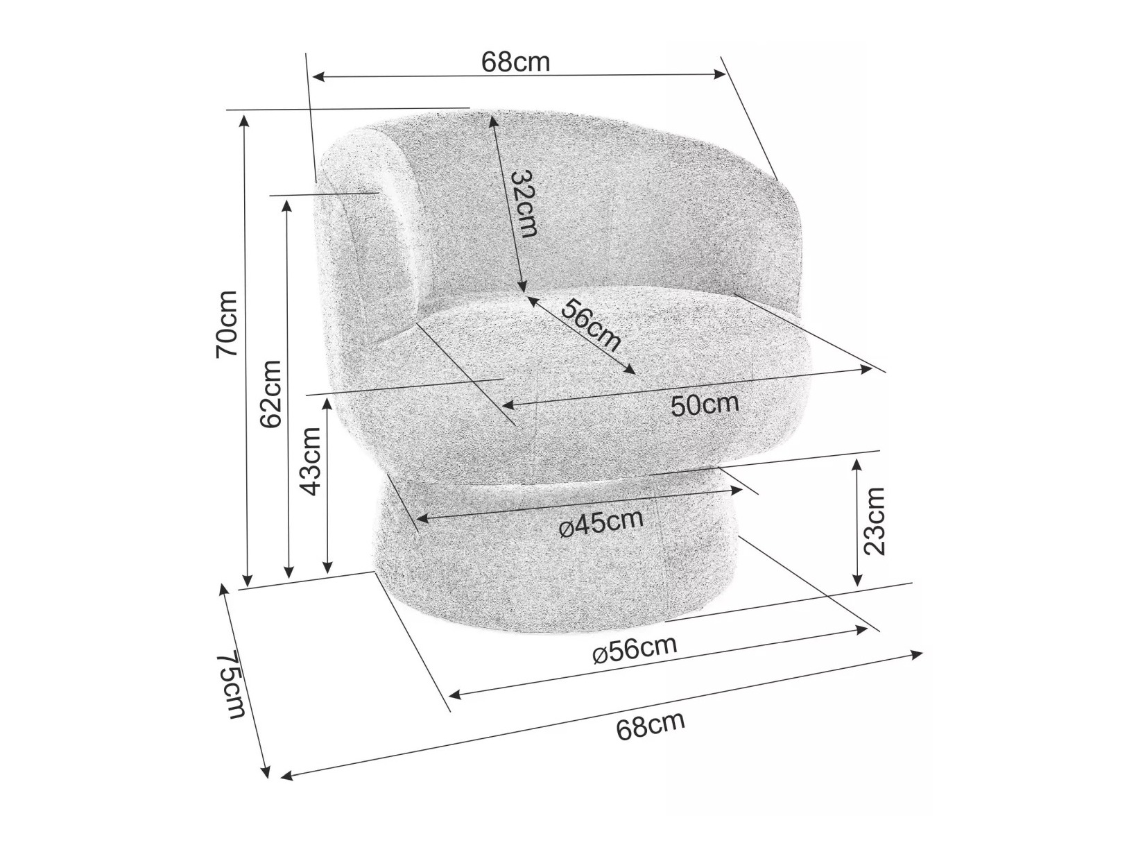 Poltrona Detroit 919 (Bege)