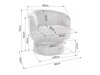 Poltrona Detroit 919 (Bege)