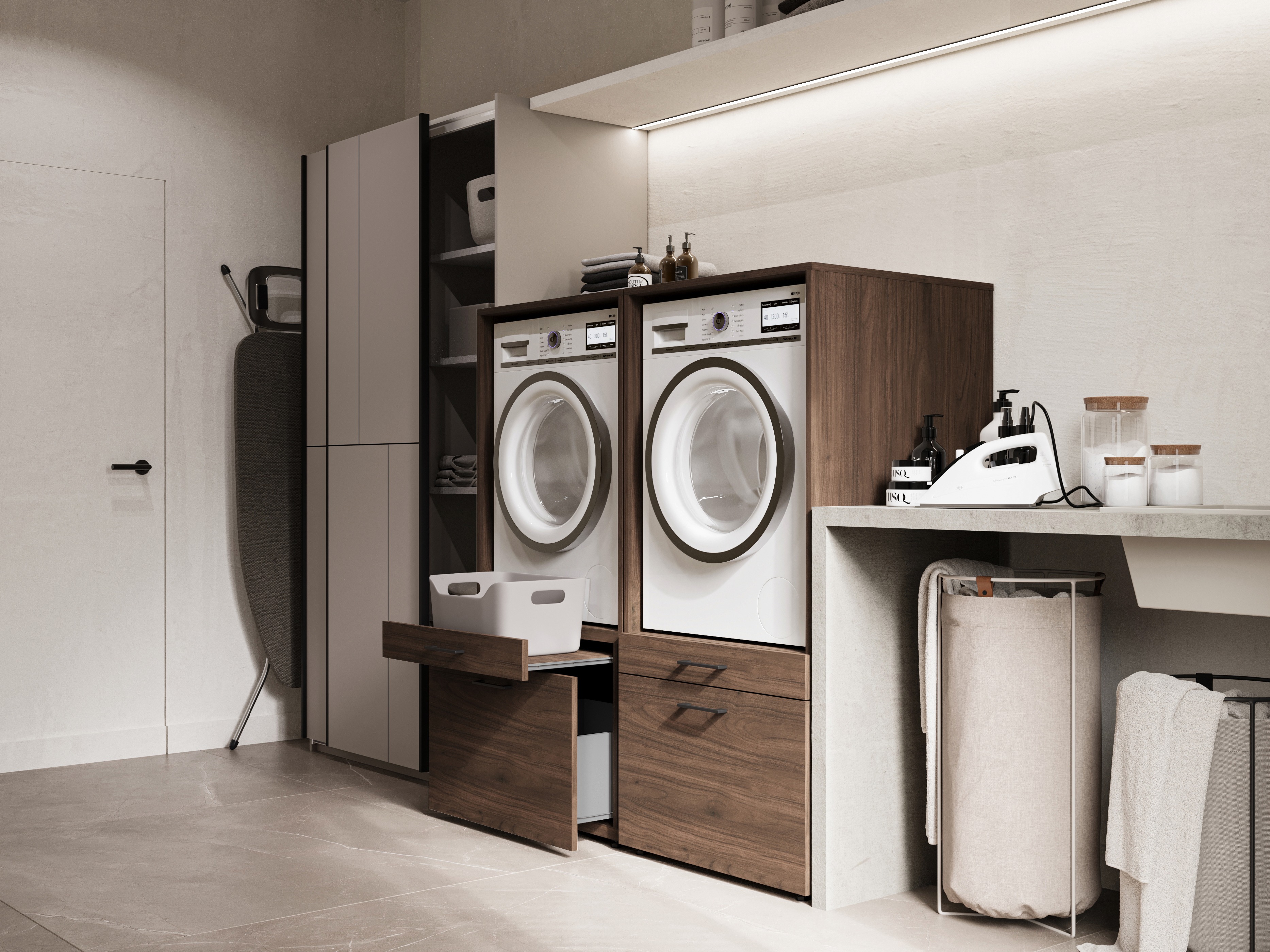 Prateleira para casa de banho Novdele 102 (Nogueira)