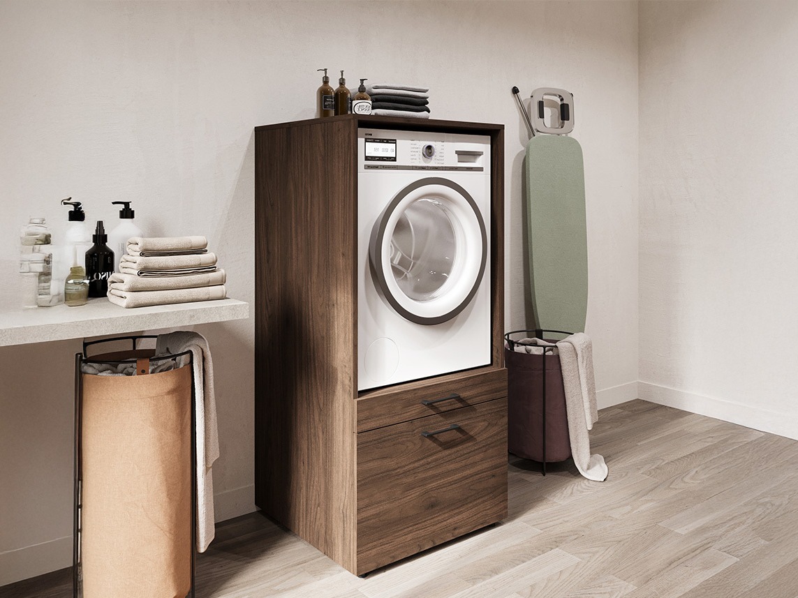 Prateleira para casa de banho Novdele 102 (Nogueira)