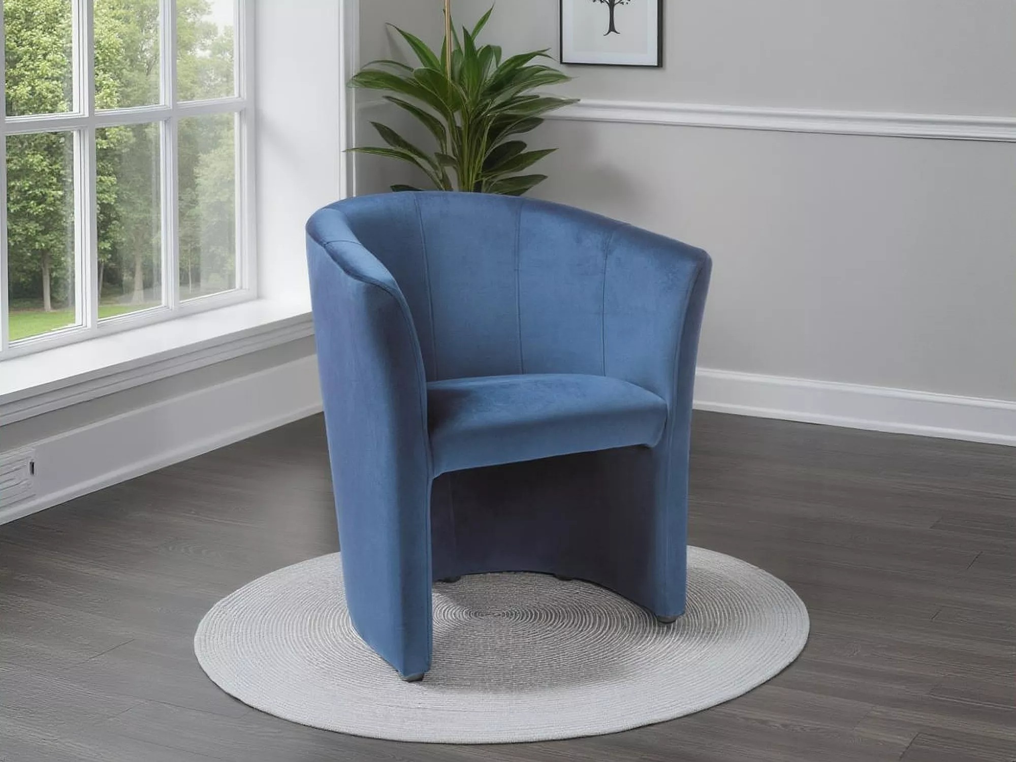 Poltrona Detroit 924 (Azul escuro)