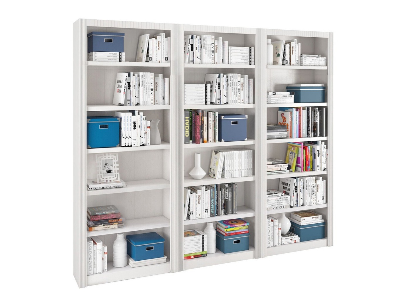 Conjunto de estante Orlmara 106 (Branco)