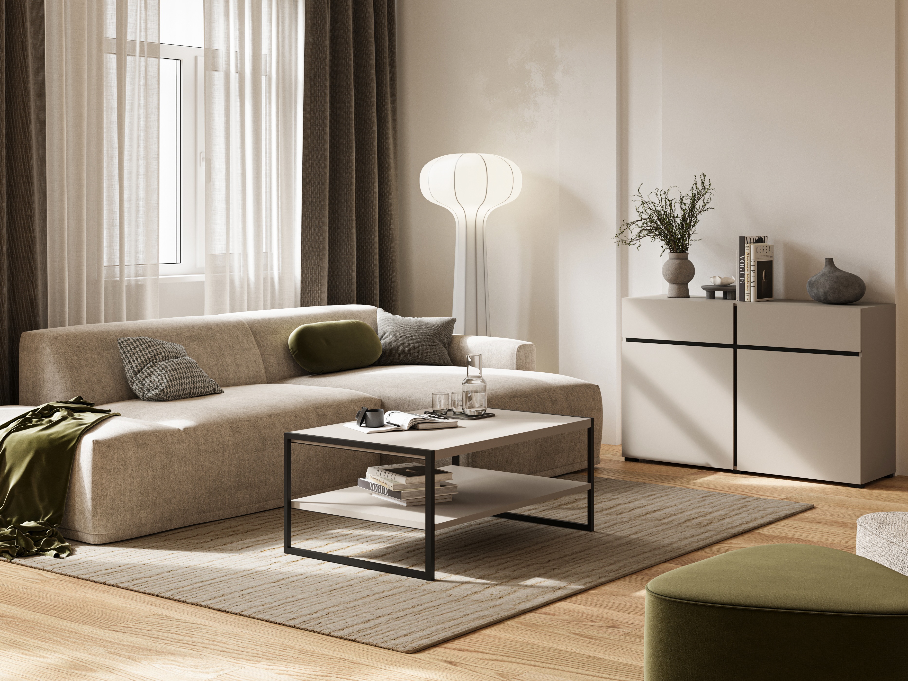 Mesa de centro Austin 381 (Congo + Preto)