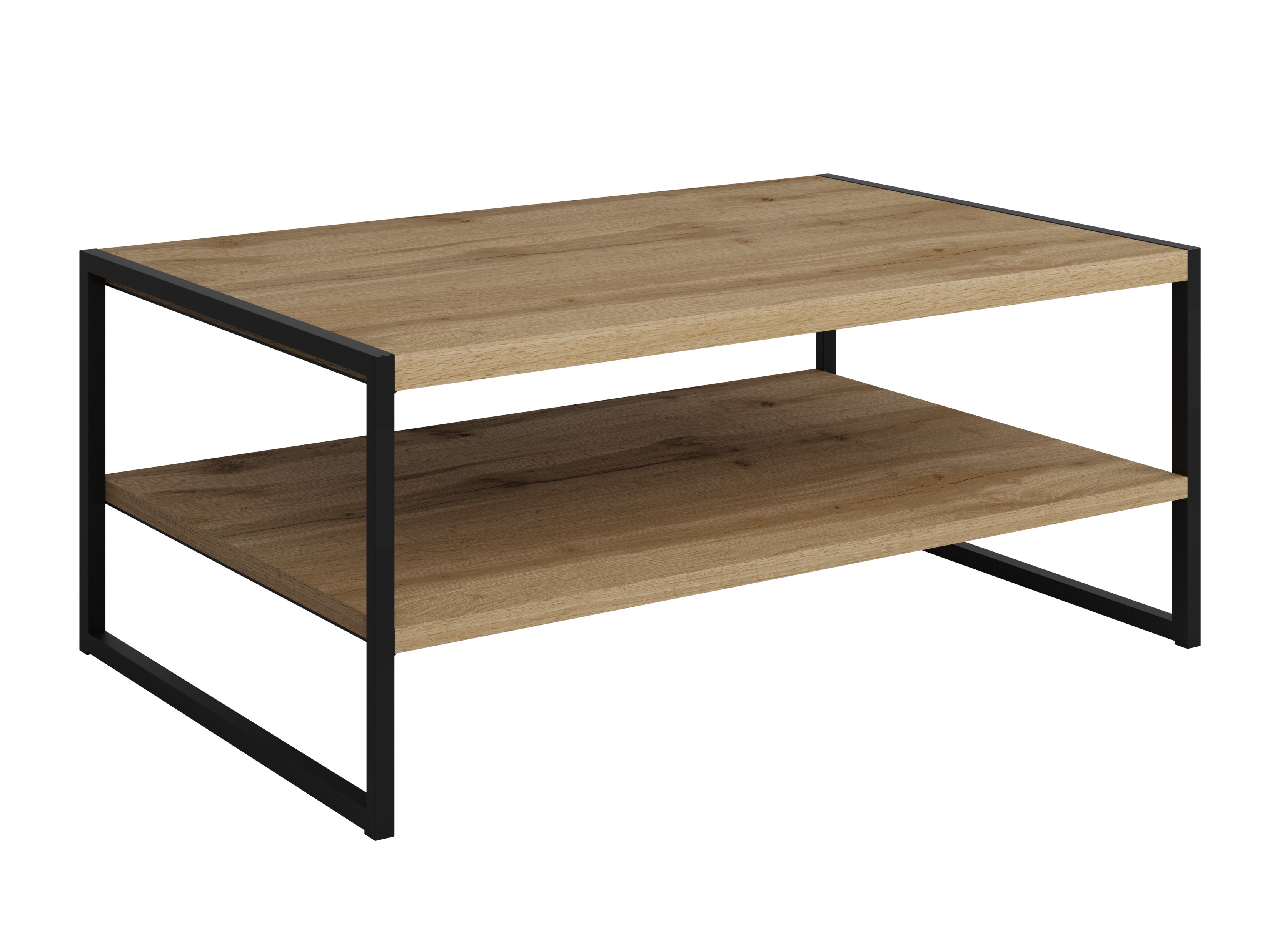 Mesa para revistas Austin 381 (Carvalho wotan + Preto)