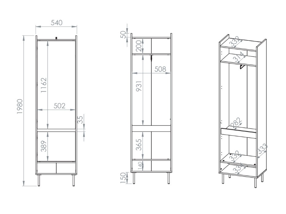 Roupeiro Tivorlo 100