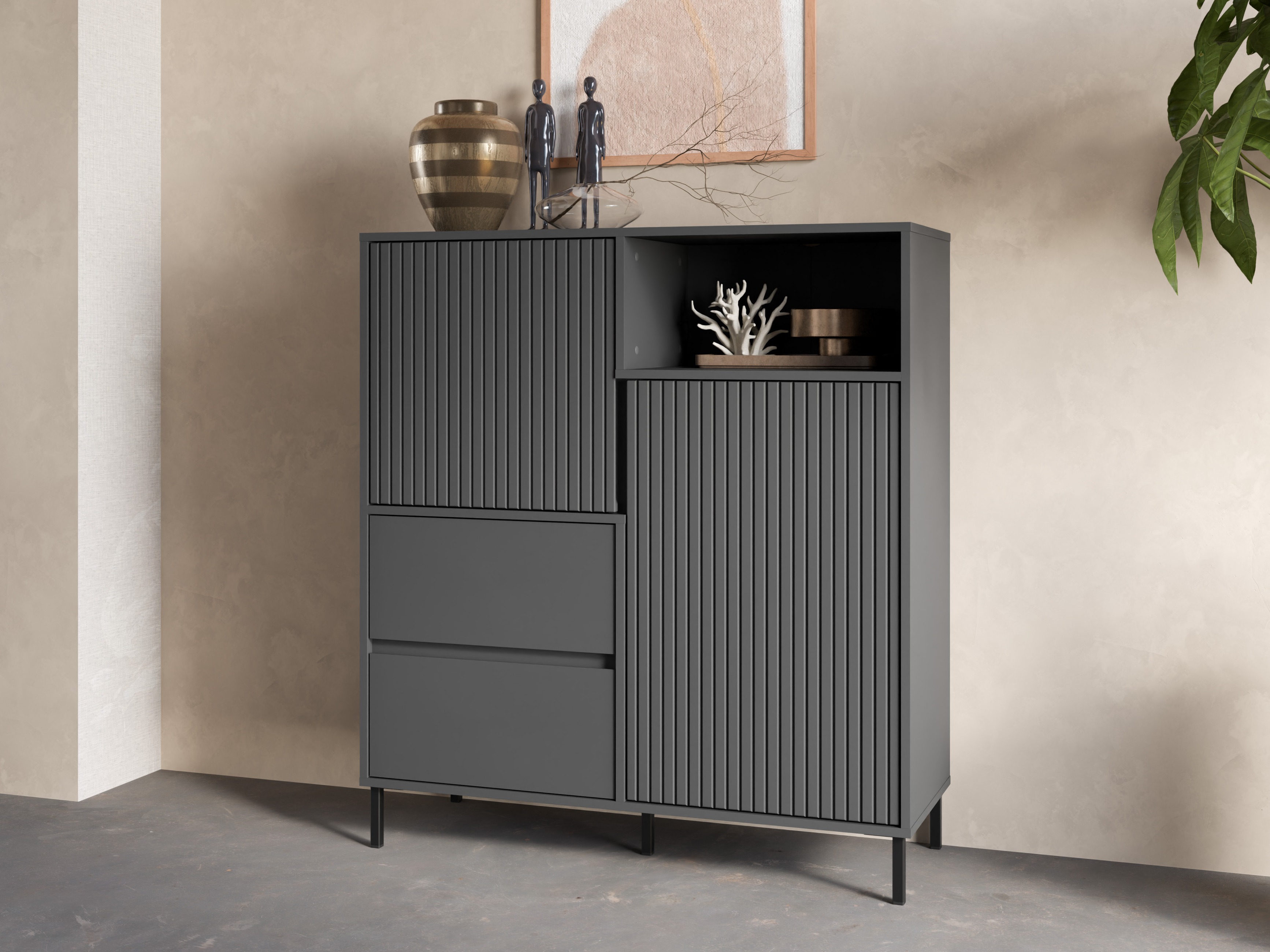 Cómoda Ruvrevi 104 (Antracite)