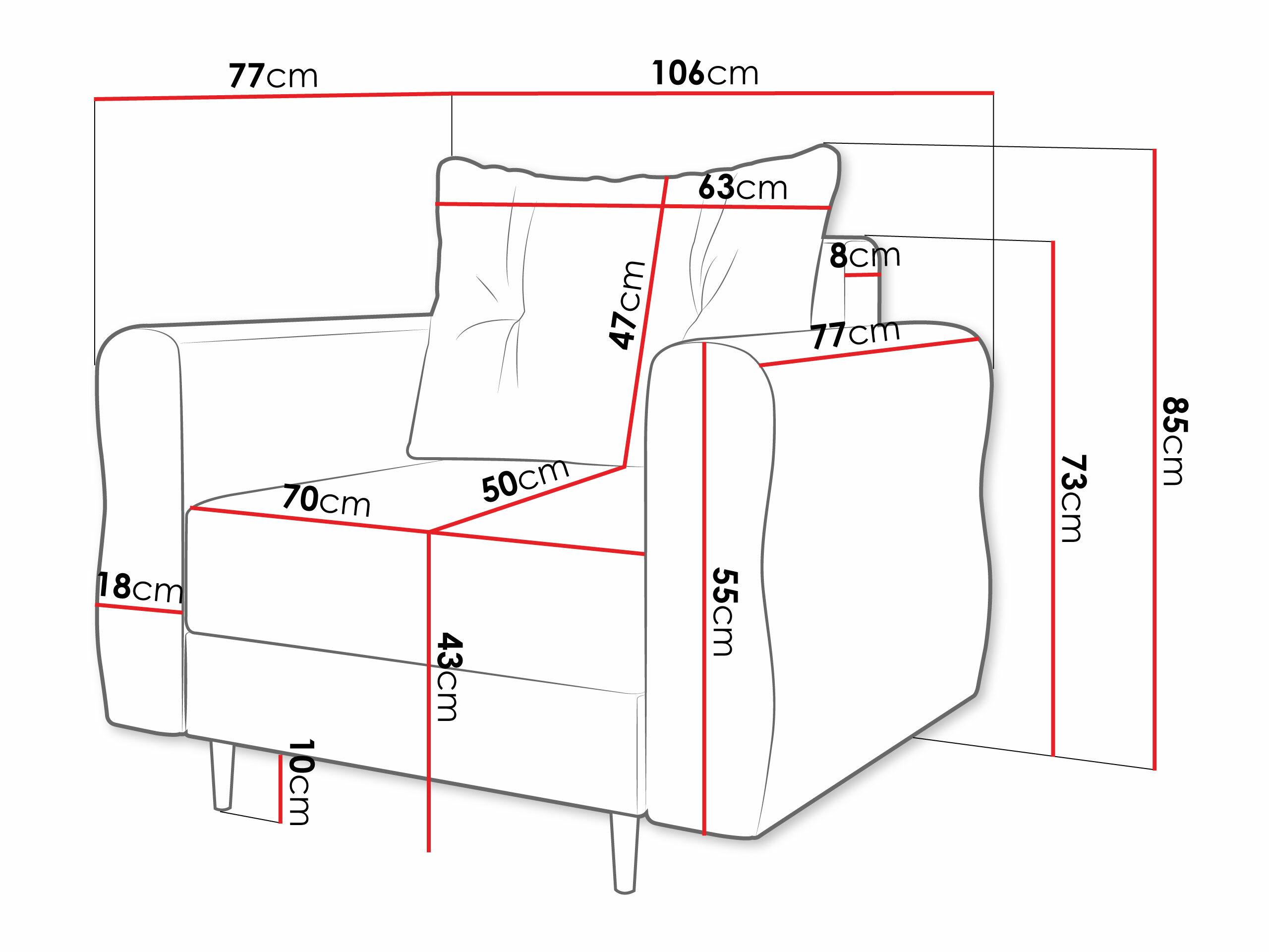 Poltrona Veldala 104 (Manila 16)