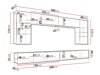Conjunto para sala de estar SP5985 com embalagem danificada