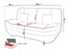 Sofá-cama Comfivo 234 (Maya 20)