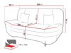 Sofá-cama Comfivo 234 (Pianão 26 + Pianão 13)