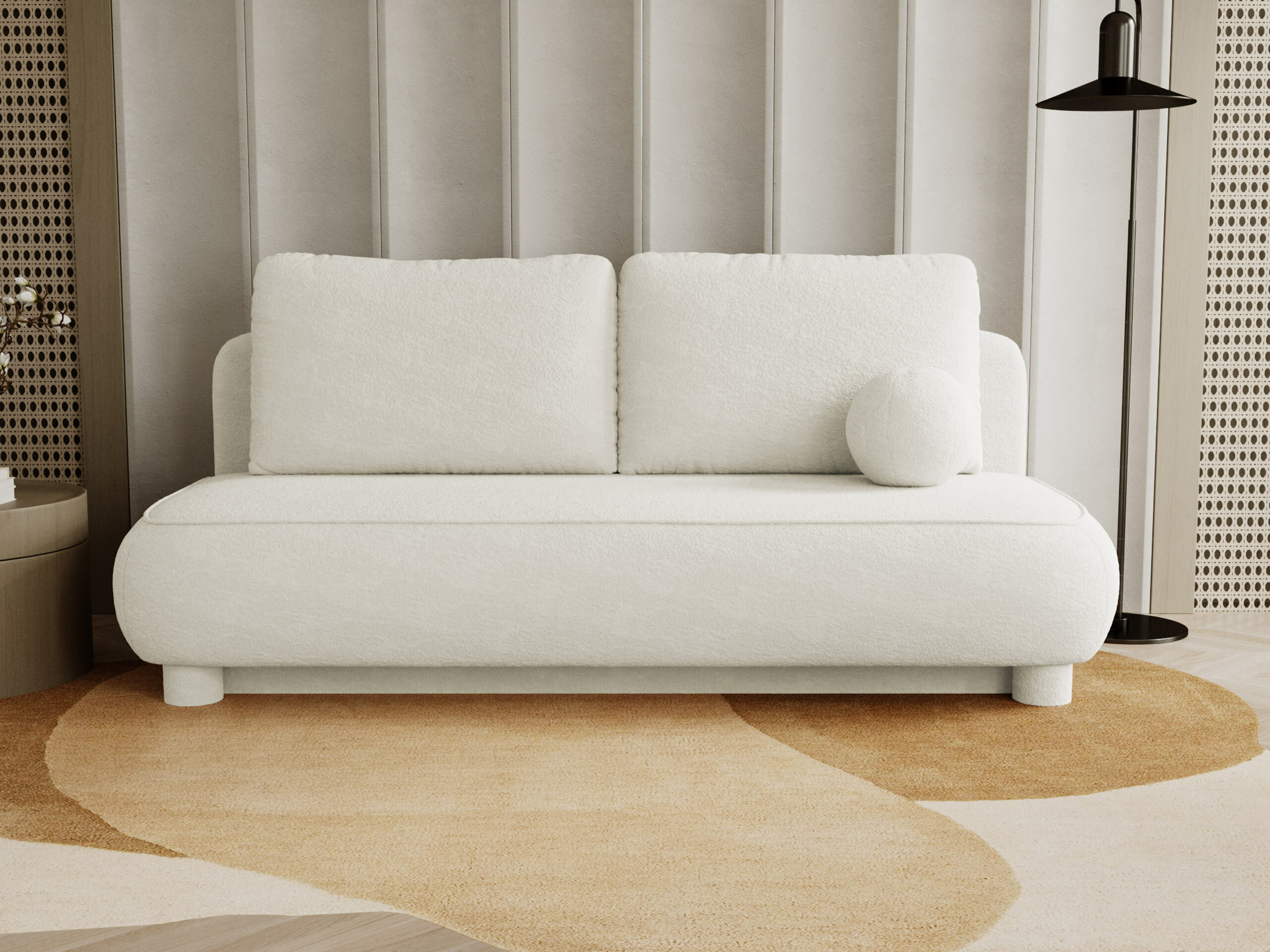 Sofá-cama TrendyNest Canora (Coral 15)