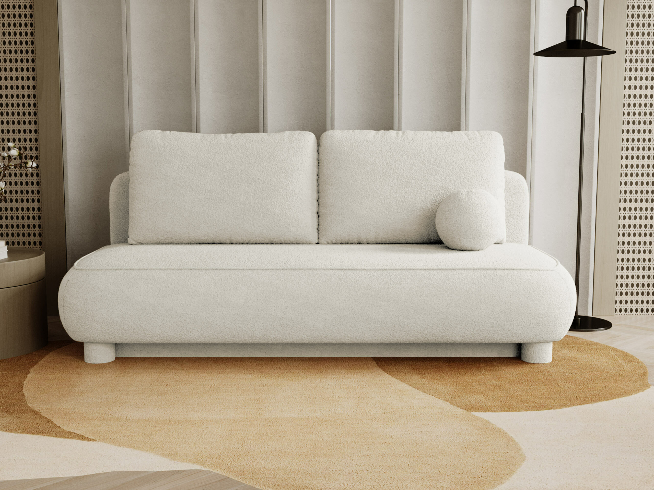 Sofá-cama TrendyNest Canora (Coral 65)