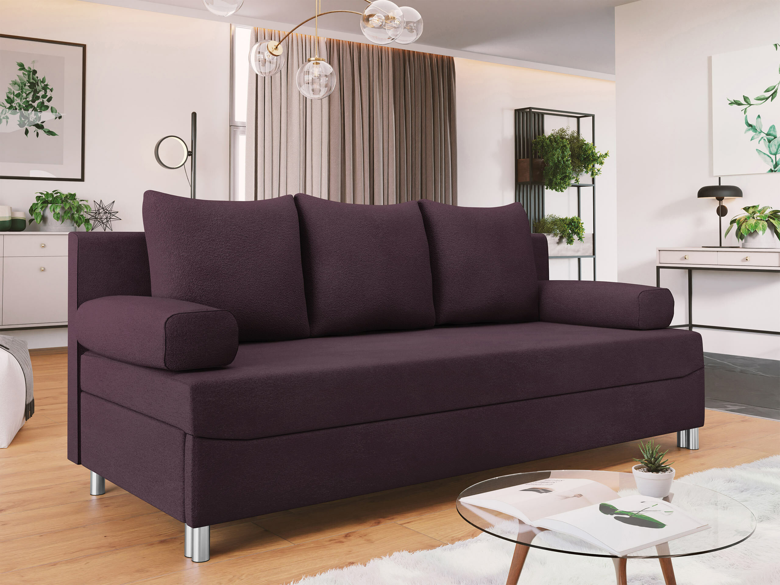 Sofá-cama Comfivo 125 (Uttario Velvet 2963)