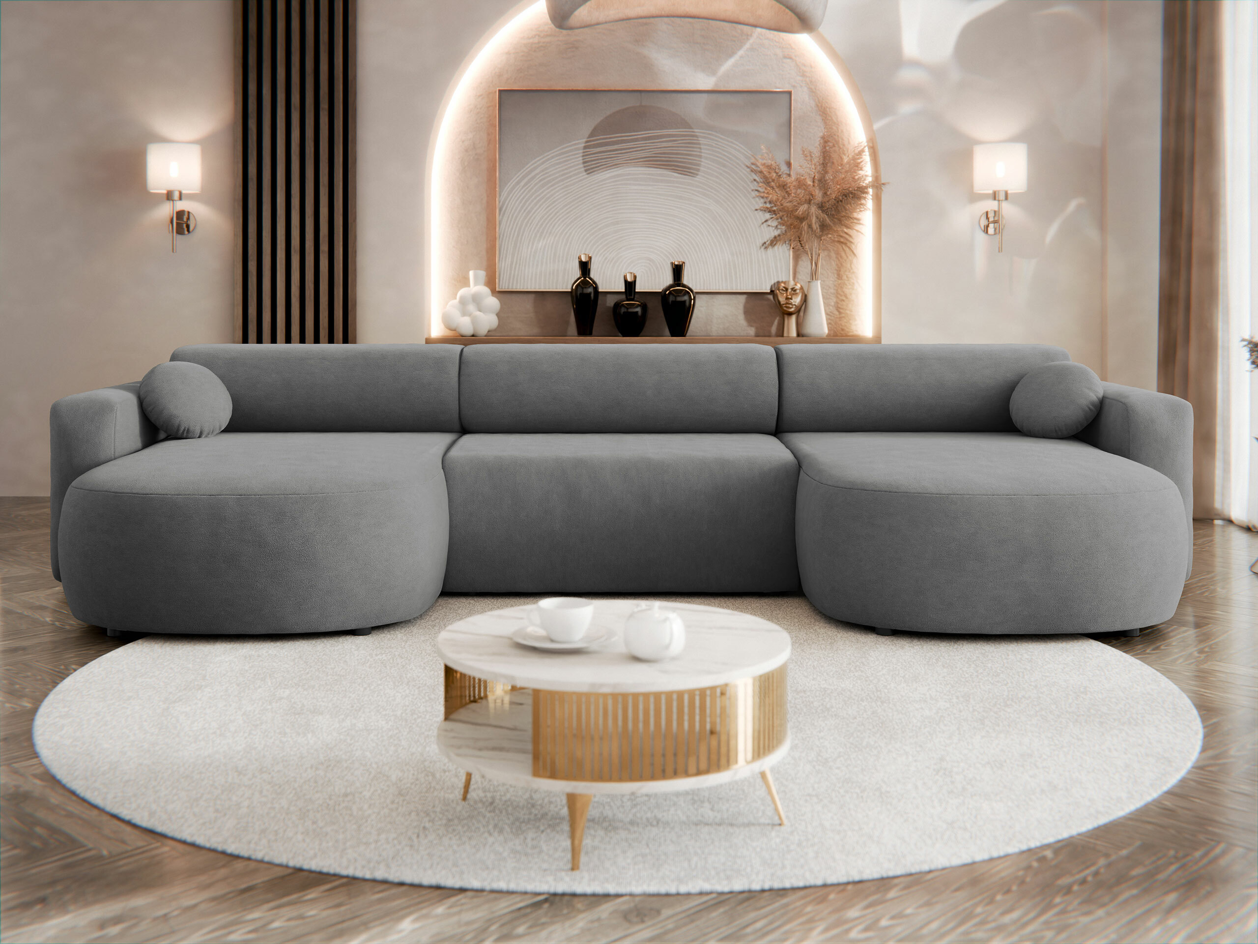 Sofá de canto Comfivo 480 (Velo 635)