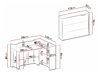 Mesa de escritório para cantos SP6022
