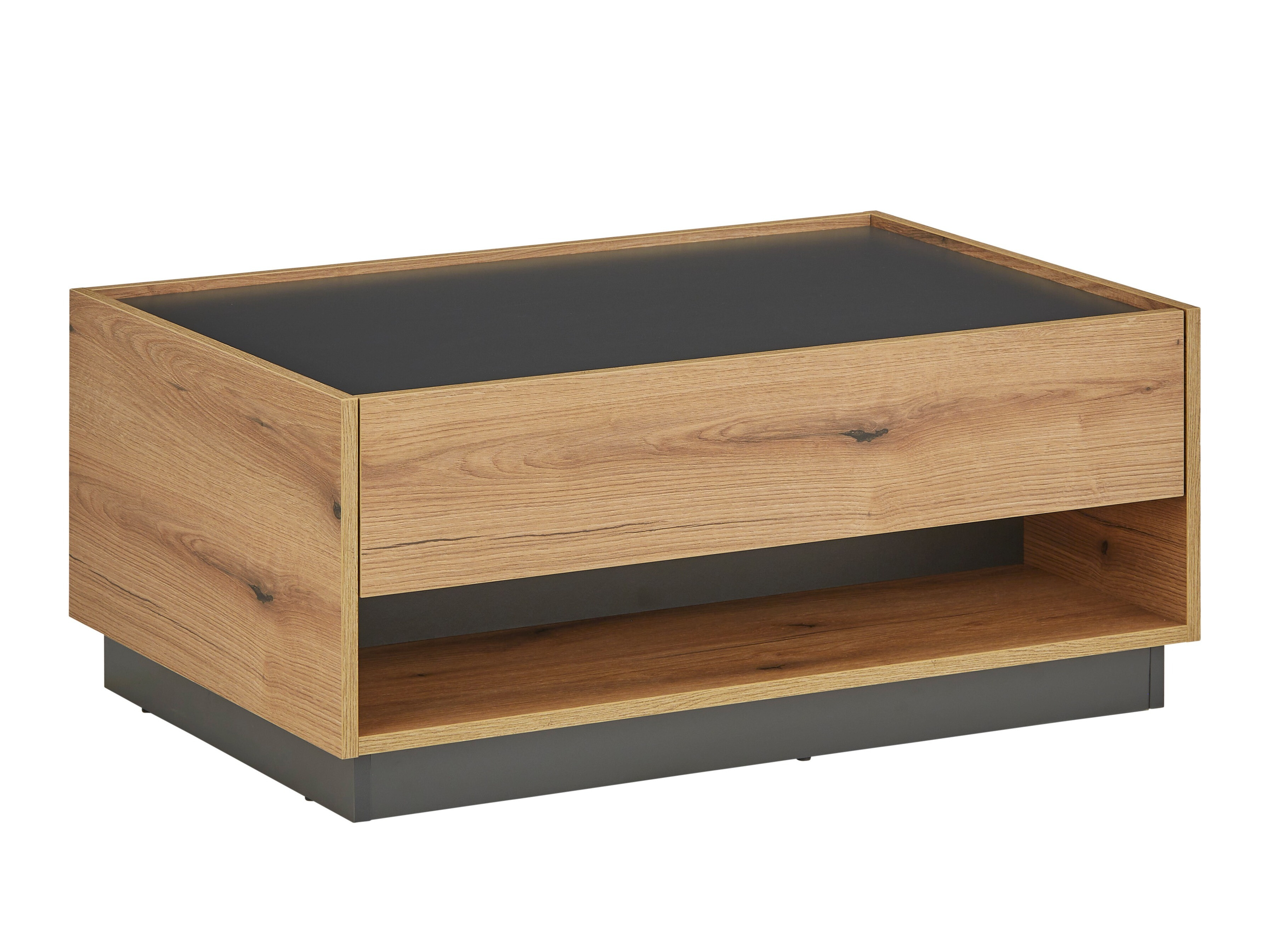 Mesa de centro Elbsori 123 (Carvalho + Antracite)