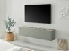 Móvel de TV Elbsori 108 (Verde + Carvalho)
