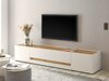 Móvel de TV Elbsori 116 (Branco + Carvalho wotan)