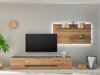 Conjunto para sala de estar Elbsori 124 (Carvalho + Antracite)