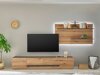 Conjunto para sala de estar Elbsori 124 (Carvalho + Antracite)