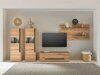Conjunto para sala de estar Elbsori 128 (Carvalho + Antracite)