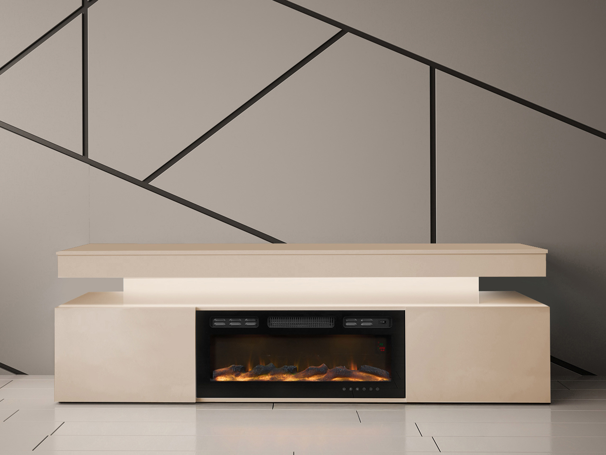 Móvel de TV Monfero 104 (Castanho claro)