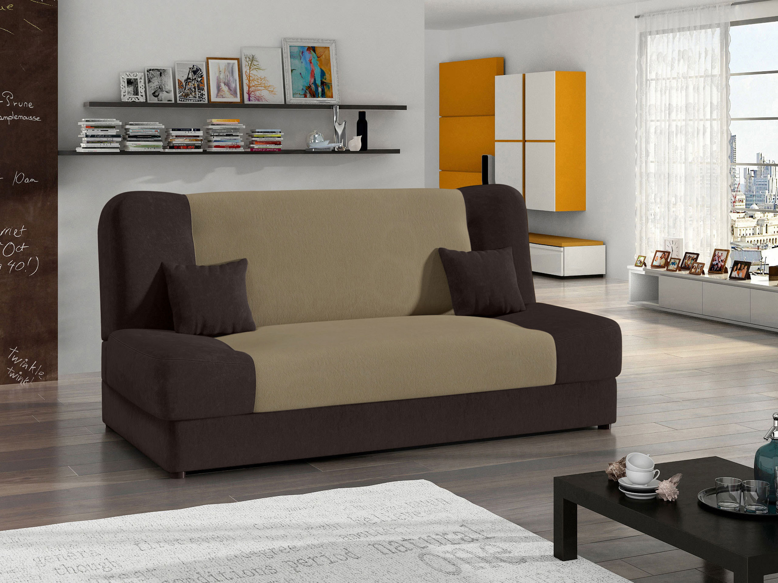 Sofá-cama Comfivo Cera I (Alova 07 + Alova 68)