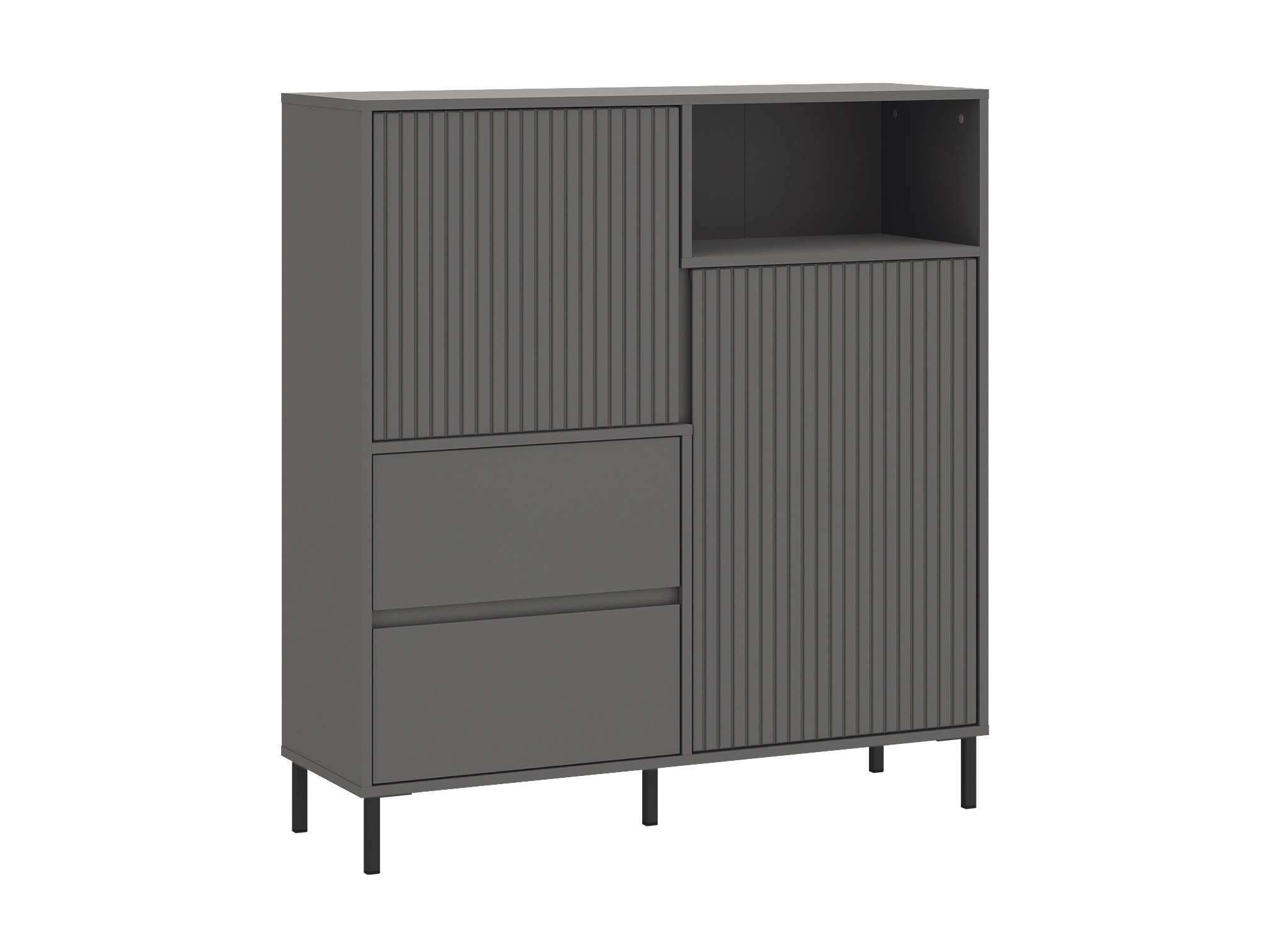 Conjunto para sala de estar Ruvrevi 105 (Antracite)