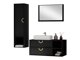 Conjunto para casa de banho Providence 196 (Preto)