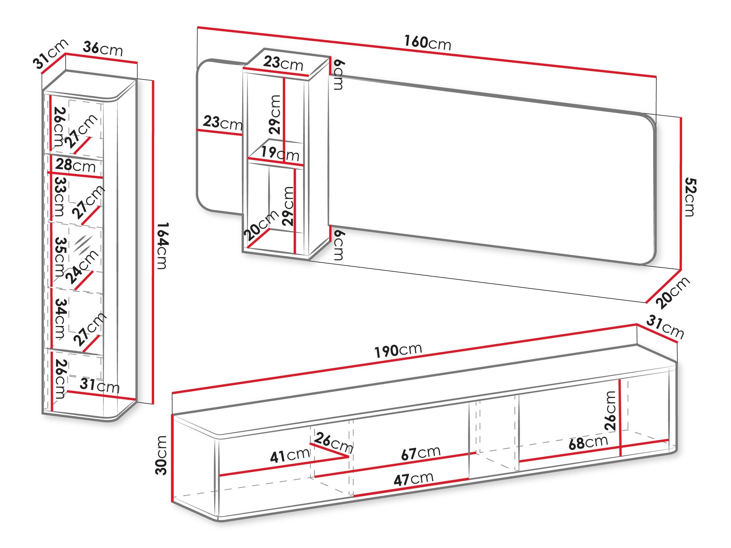 Conjunto para sala de estar Oratio I