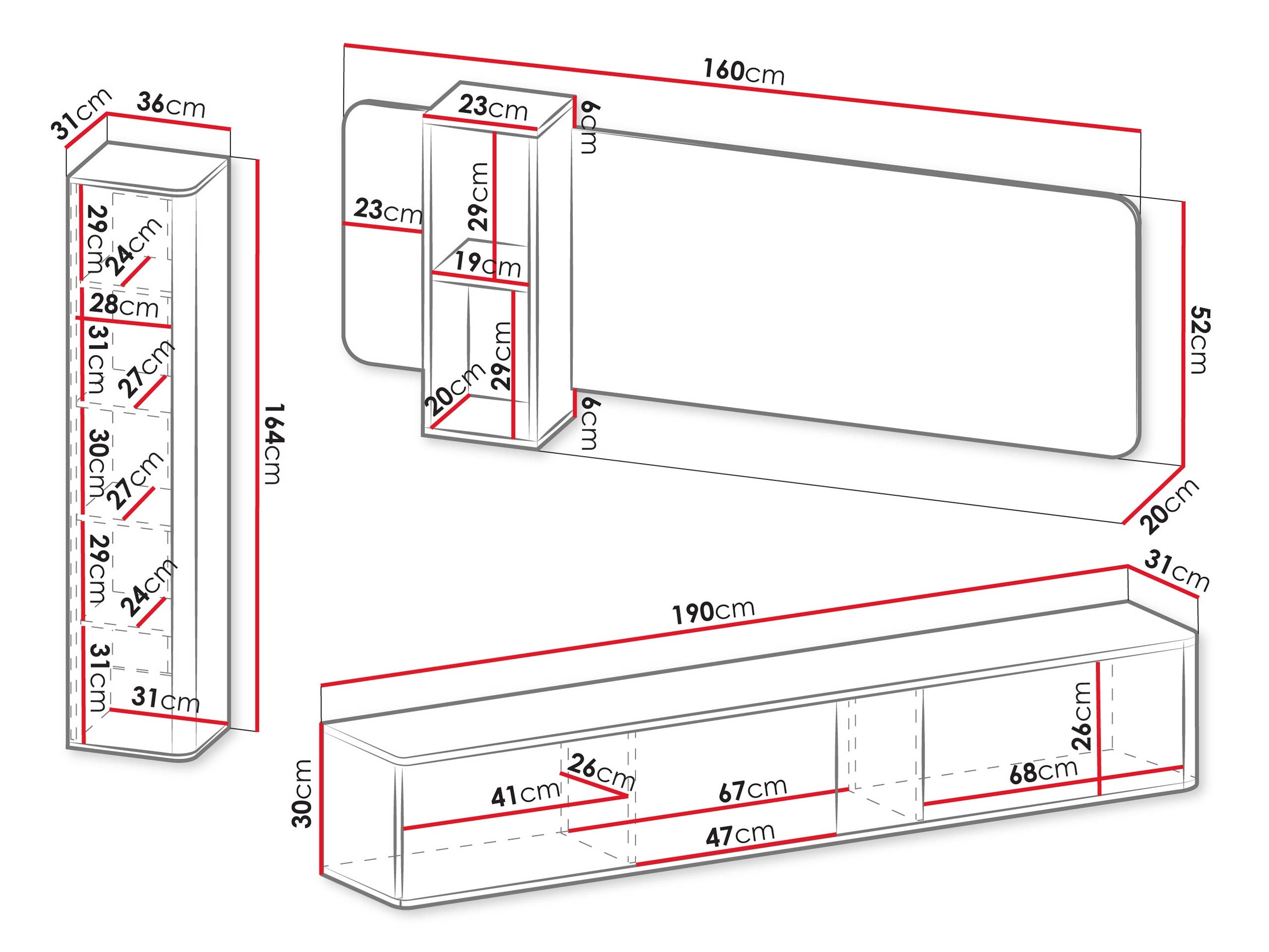 Conjunto para sala de estar Oratio II