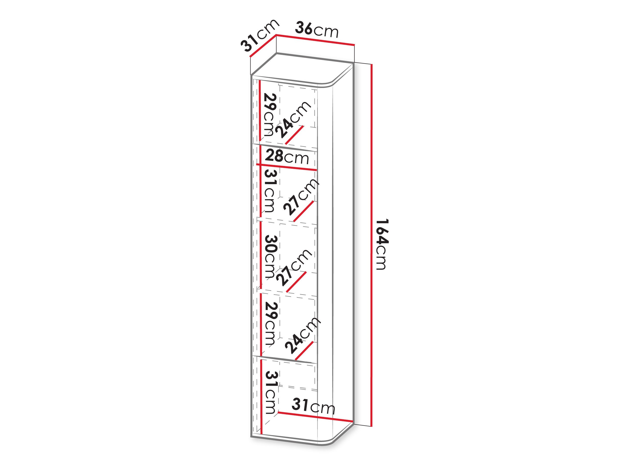 Estante de parede Oratio II