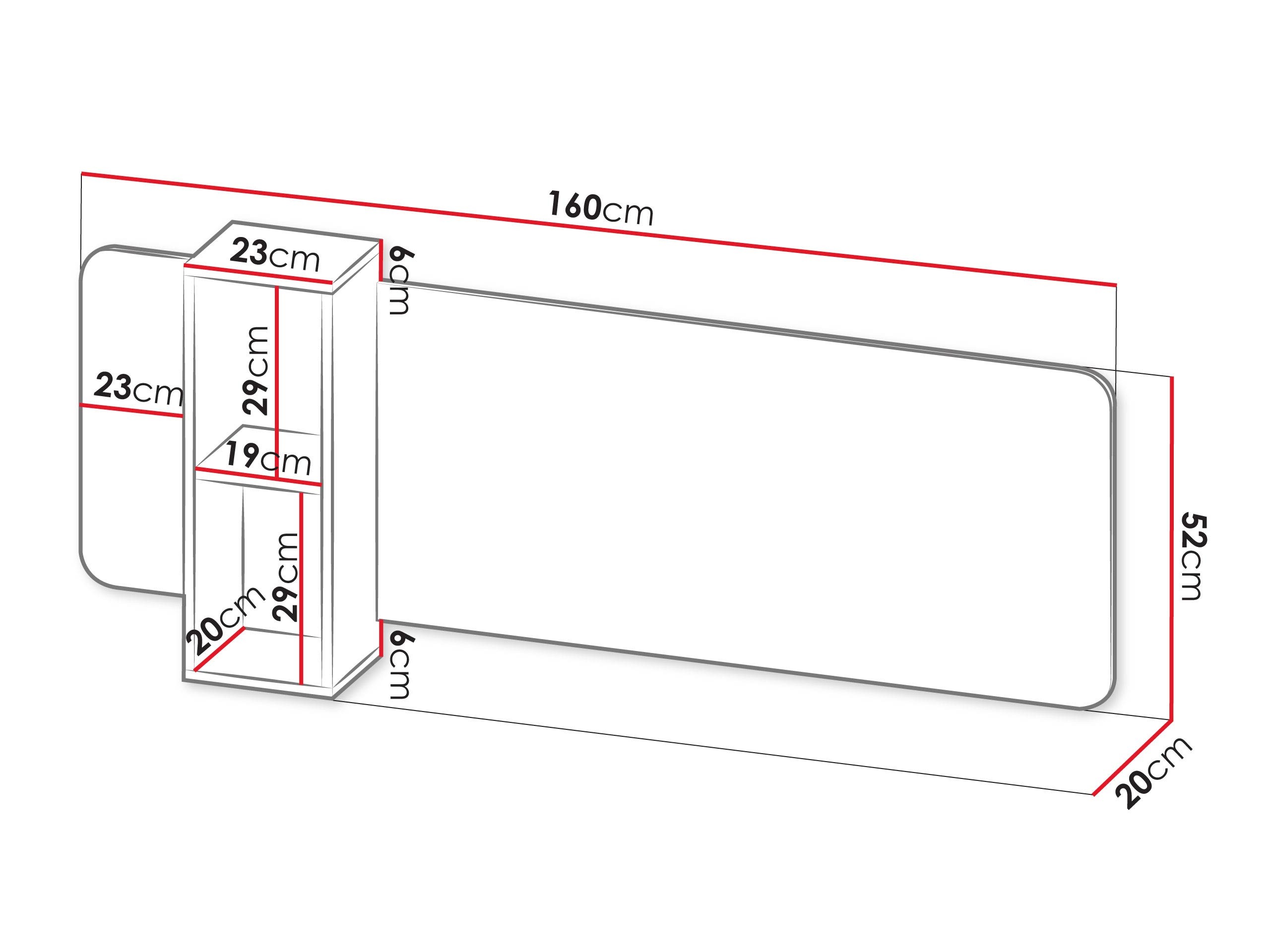 Estante de parede Oratio