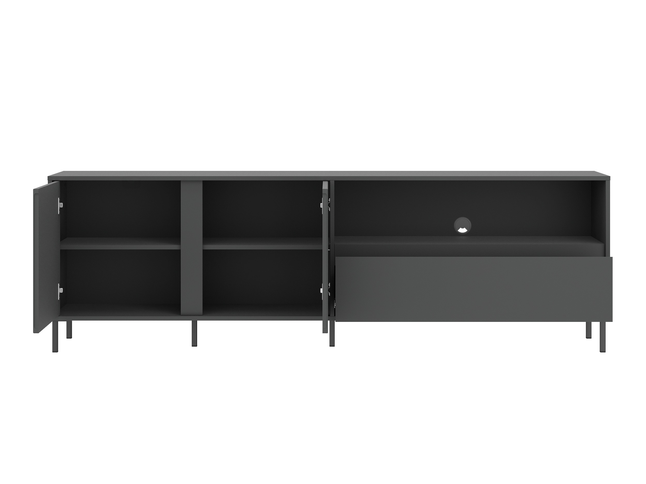 Conjunto para sala de estar Ruvrevi 105 (Antracite)