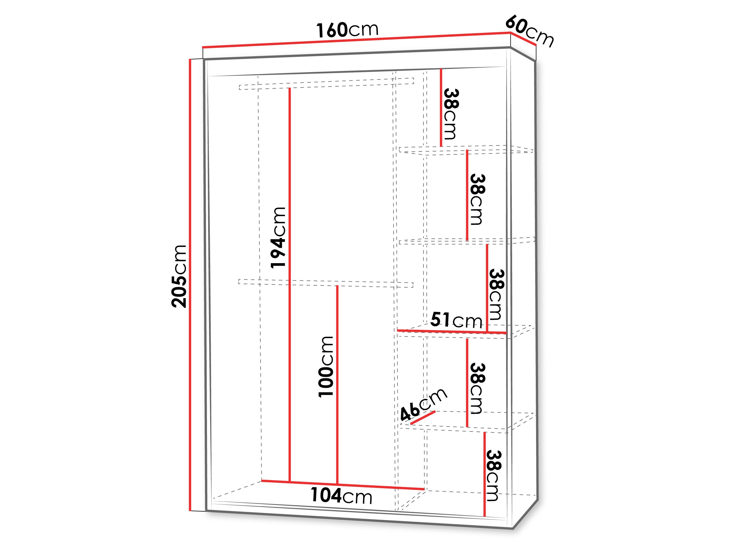 Roupeiro Cosmes (Caxemira)