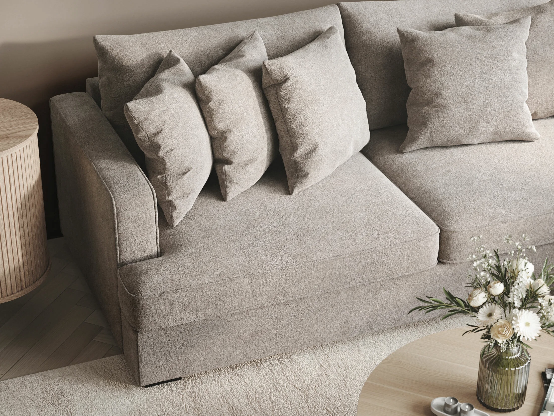 Sofá de canto Tivsoe 102 (Trenza 08)