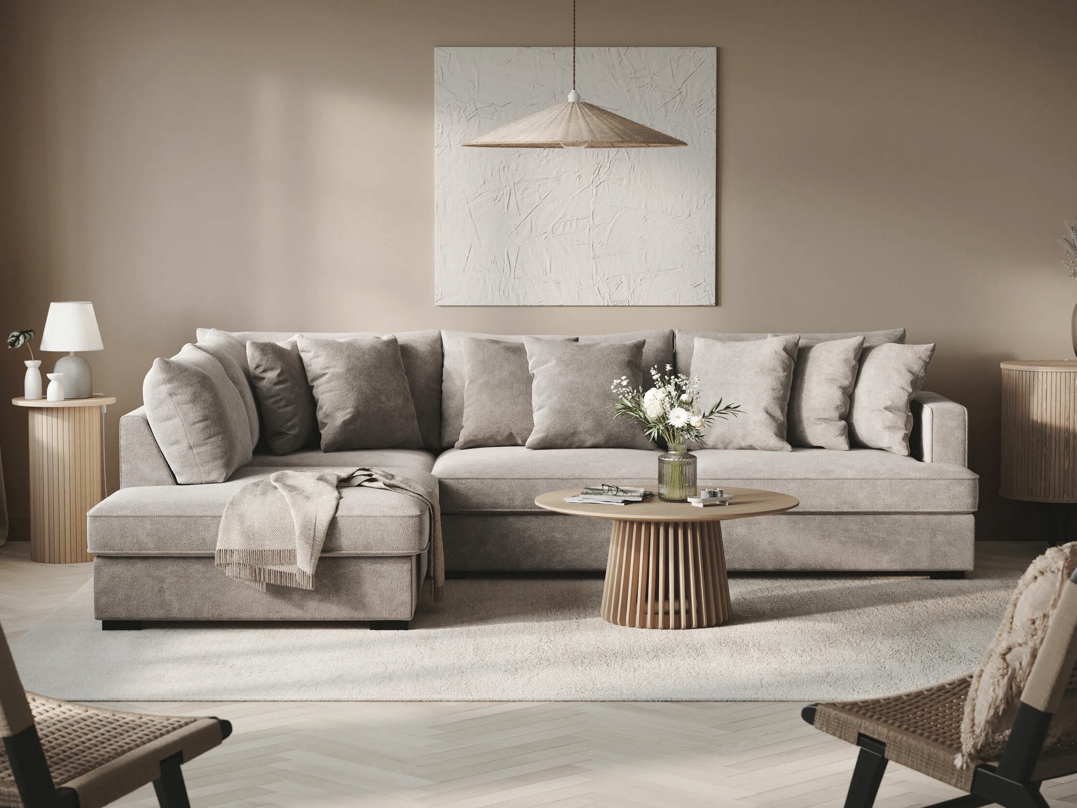 Sofá de canto Tivsoe 102 (Trenza 08)