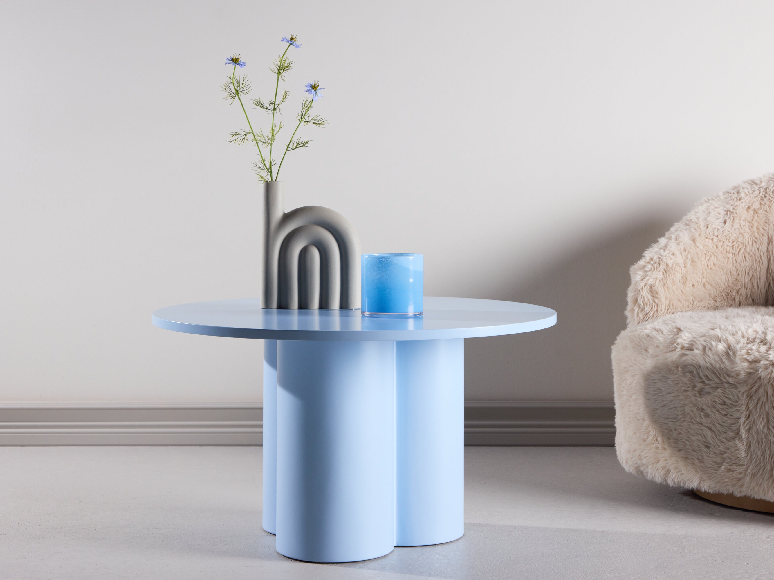 Mesa para revistas Dallas 3188 (Azul)