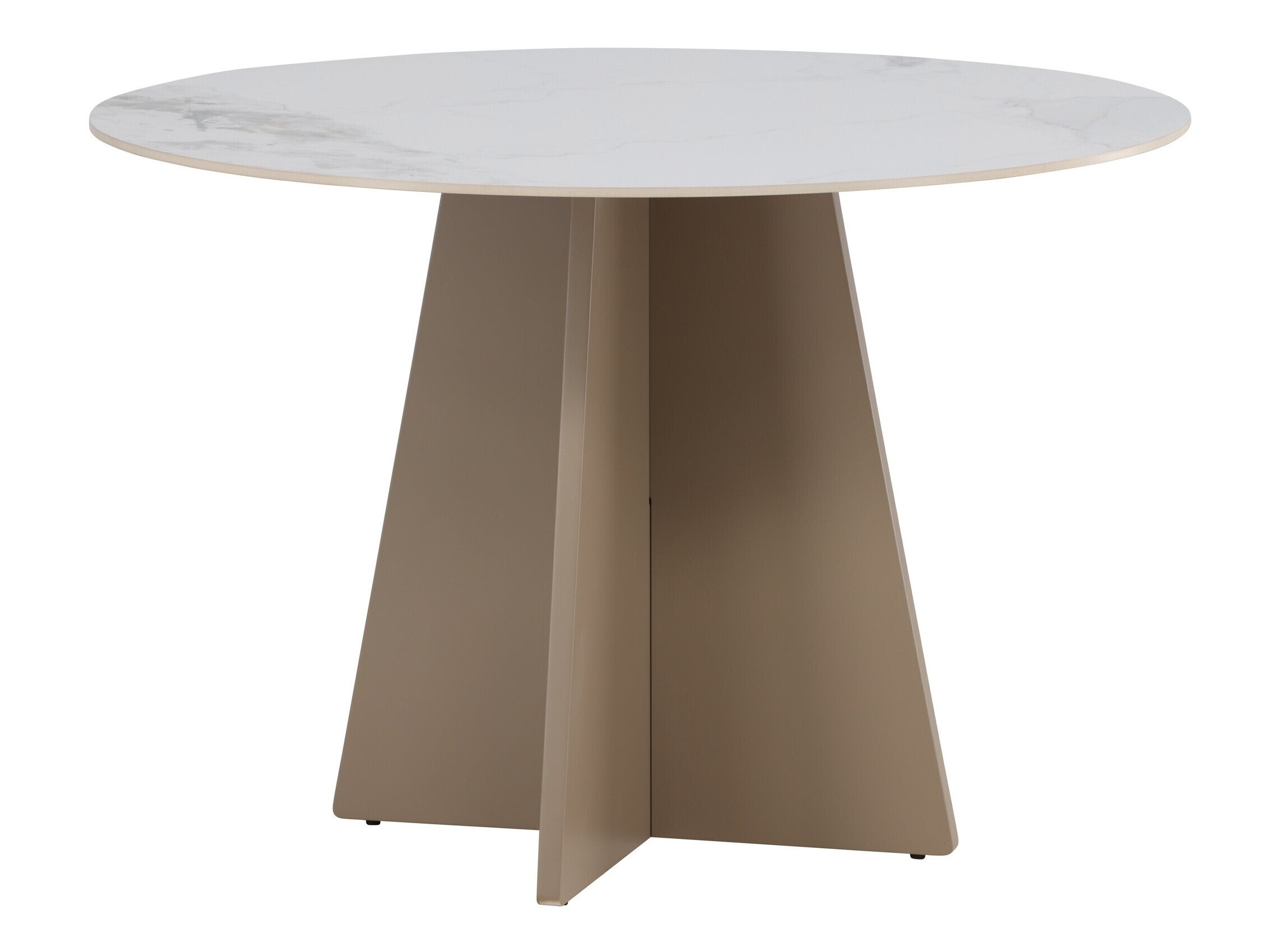 Mesa Dallas 4451 (Marmore branco + Bege)