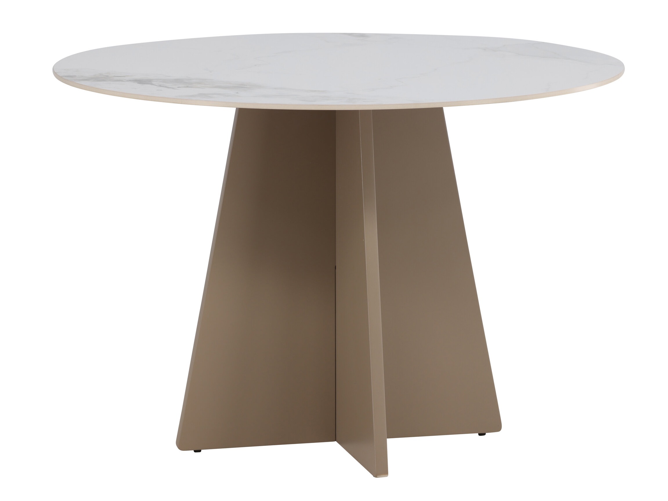 Mesa Dallas 4451 (Marmore branco + Bege)