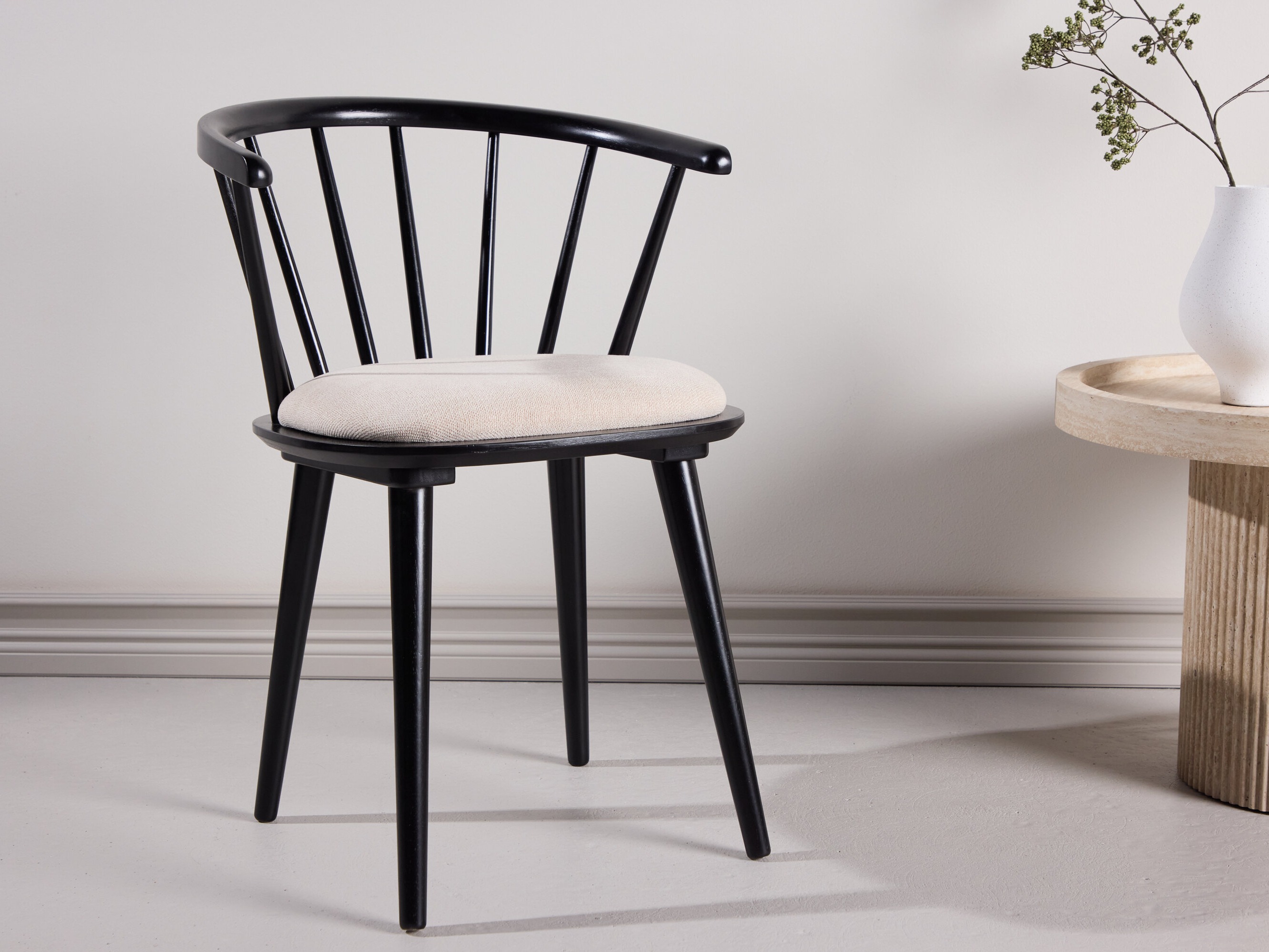 Cadeira Dallas 4953 (Preto + Bege)