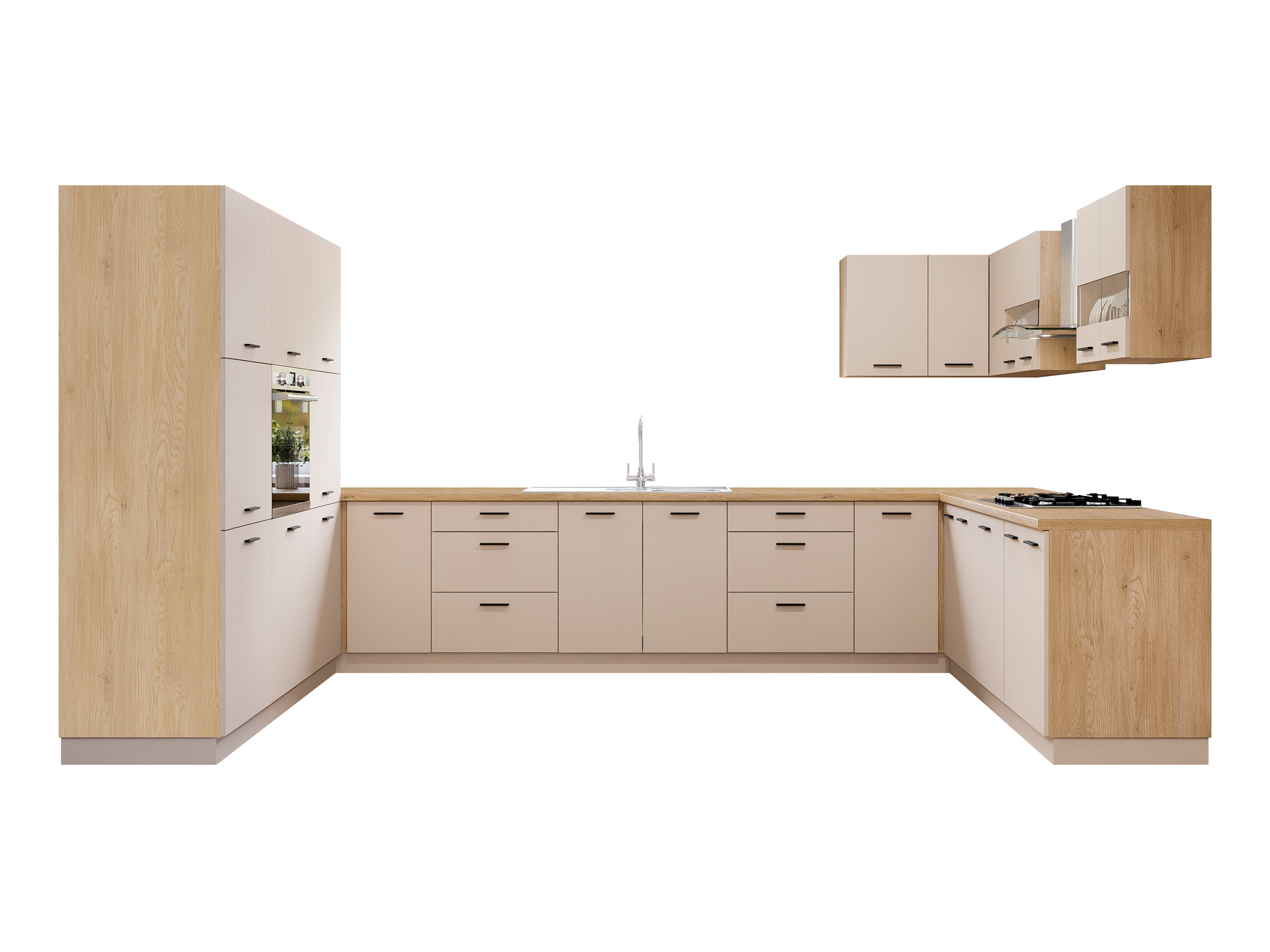 Conjunto de cozinha modular Ati Cashmere 134