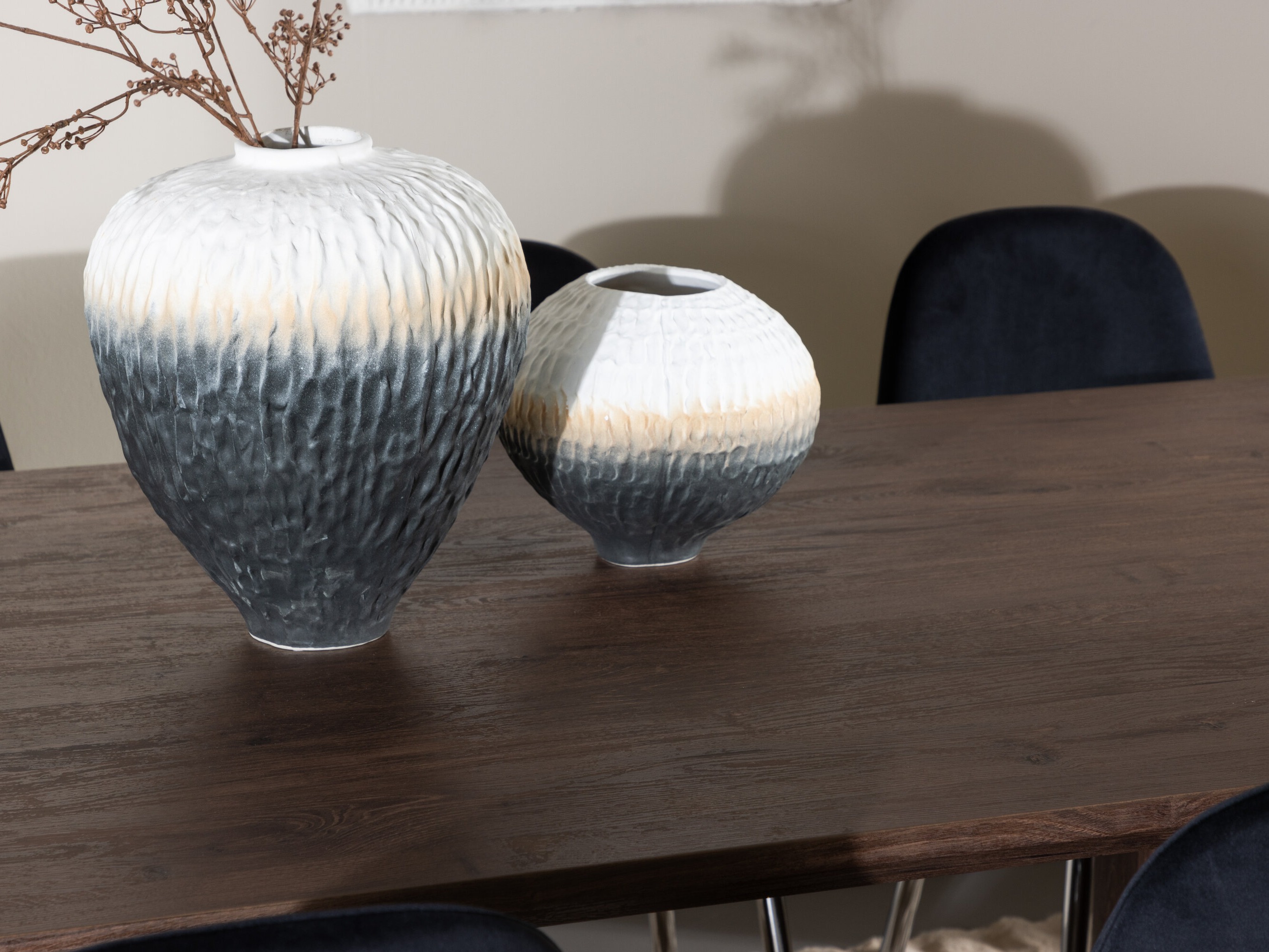 Conjunto para refeições Dallas 4959 (Preto + Prata)