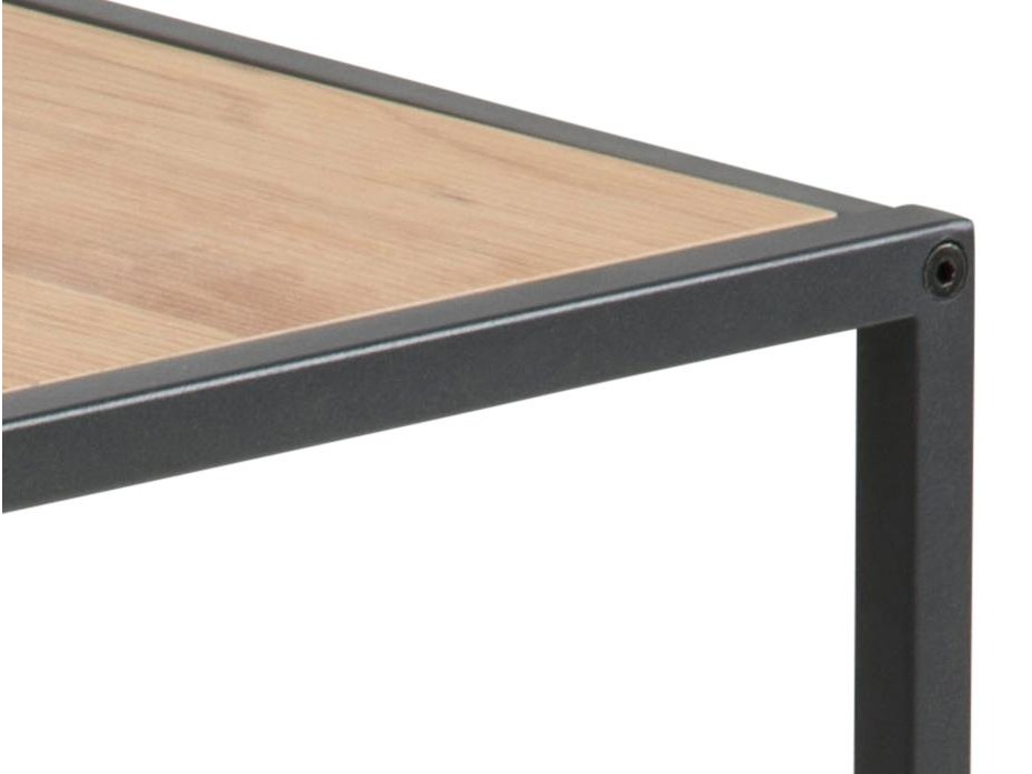 Conjunto de mesas laterais Norsica 461 (Carvalho selvagem + Preto)