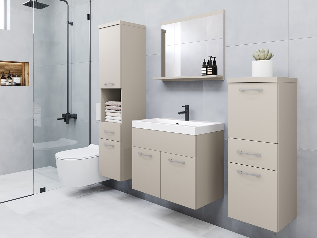 Conjunto para casa de banho Sarasota 109 (Caxemira)