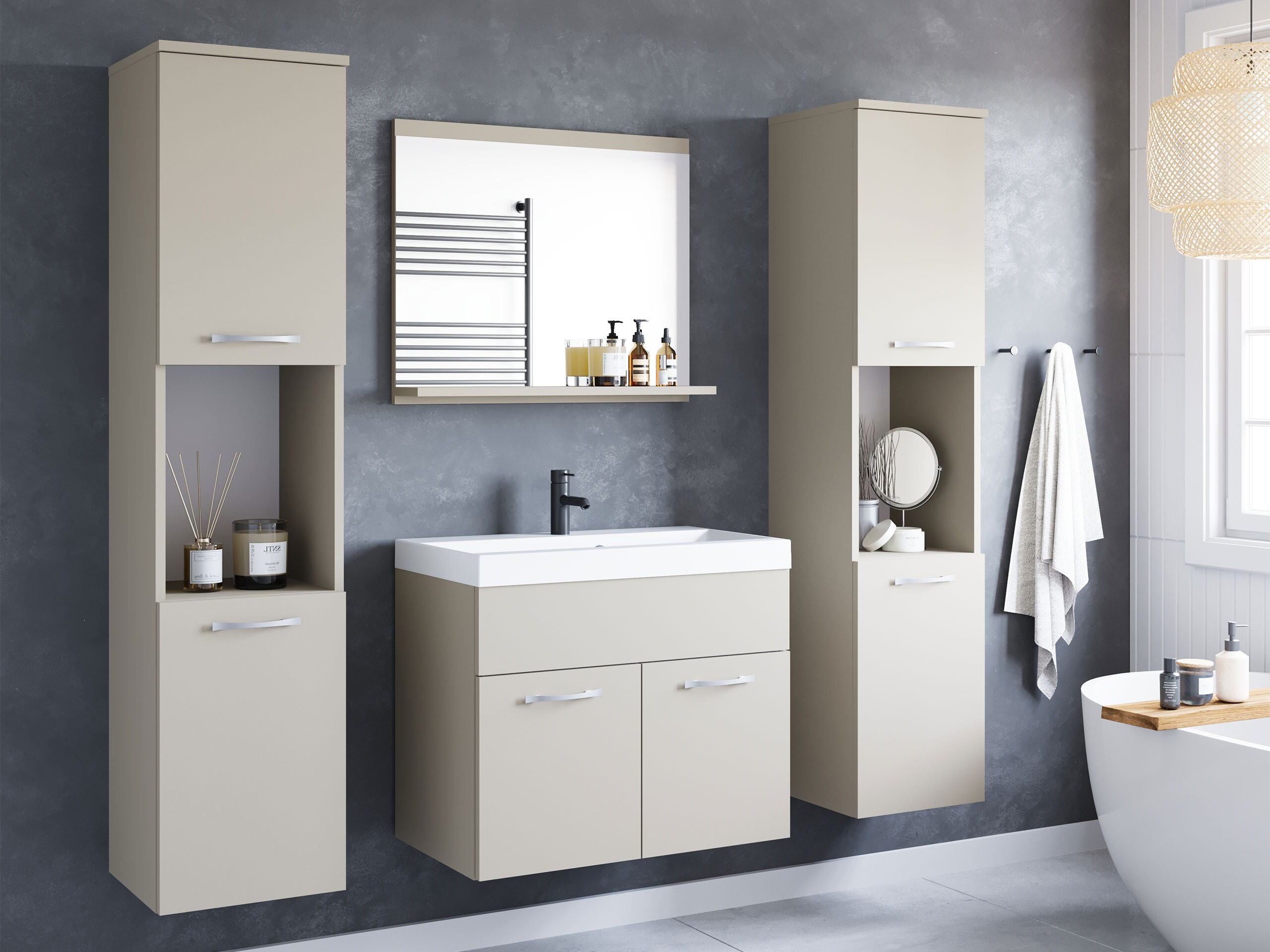 Conjunto para casa de banho Sarasota 123 (Caxemira)