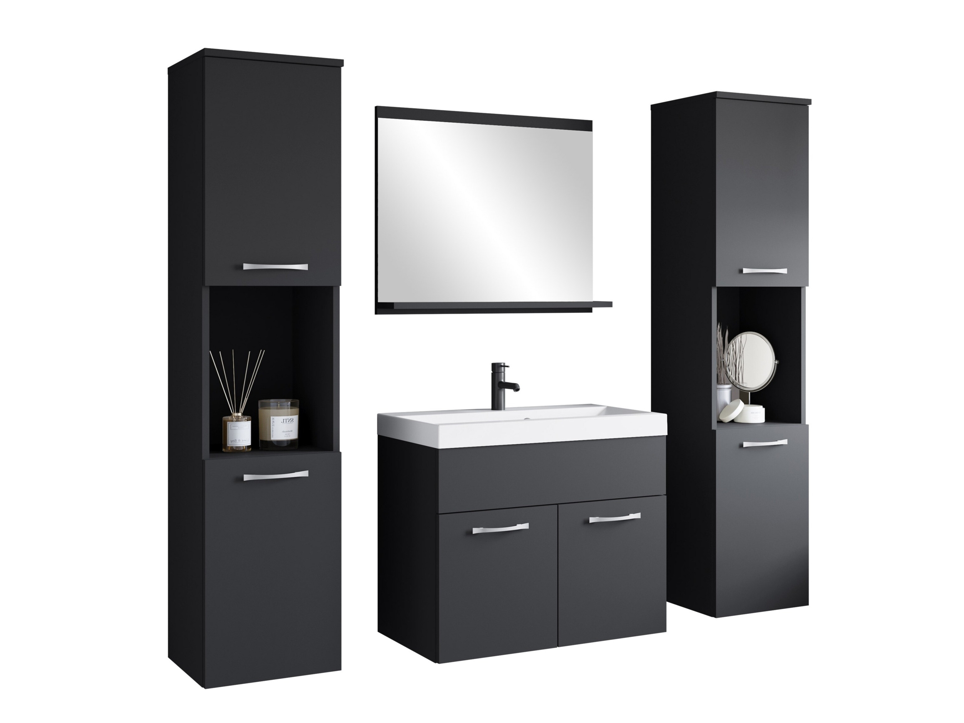 Conjunto para casa de banho Sarasota 123 (Grafite)