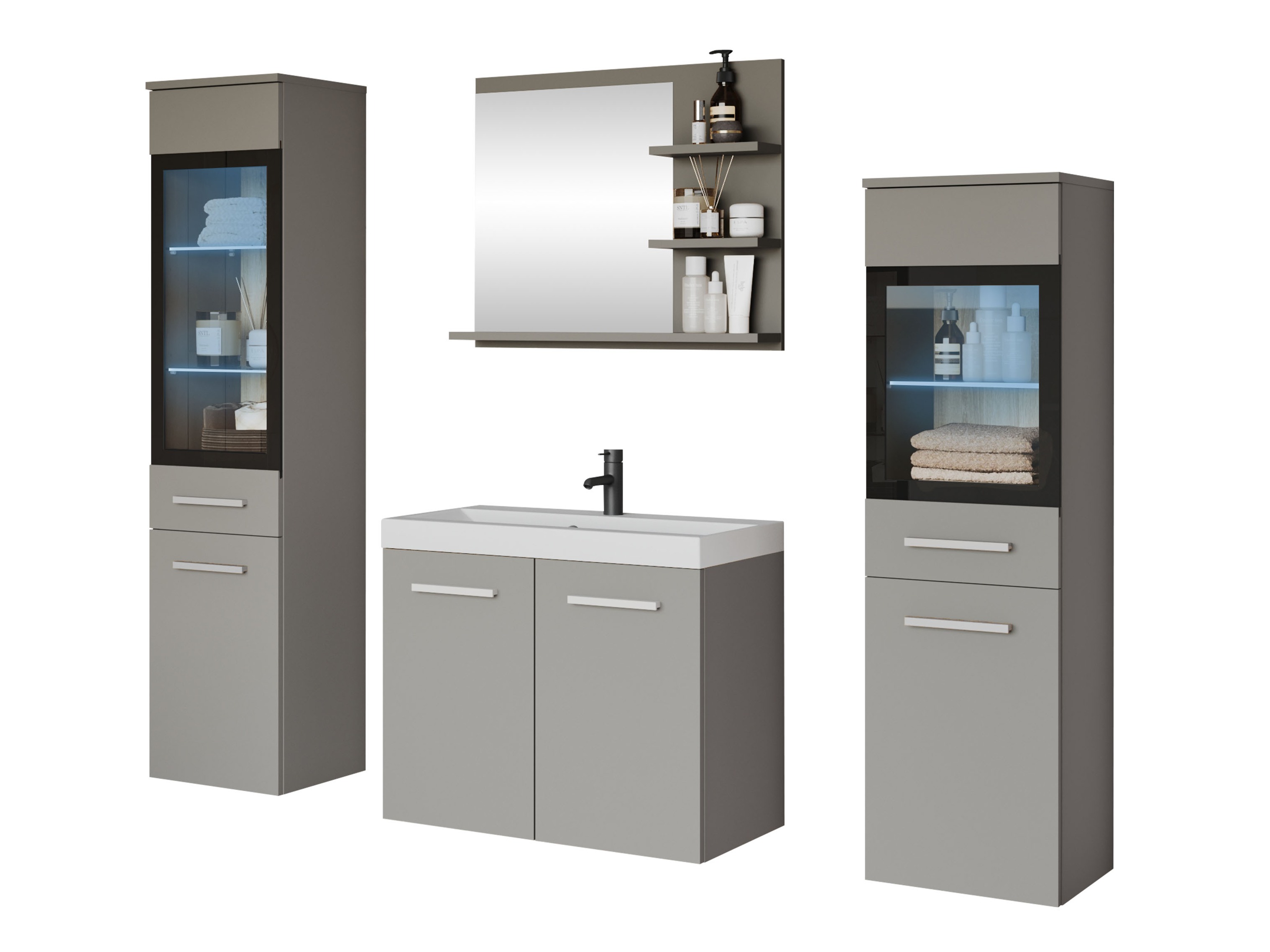 Conjunto para casa de banho Sarasota 141 (Cinzento)